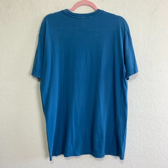 O'Neill Mens Size M Blue Modern Fit Crew Neck Loco Print T-Shirt Cotton - Picture 6 of 10